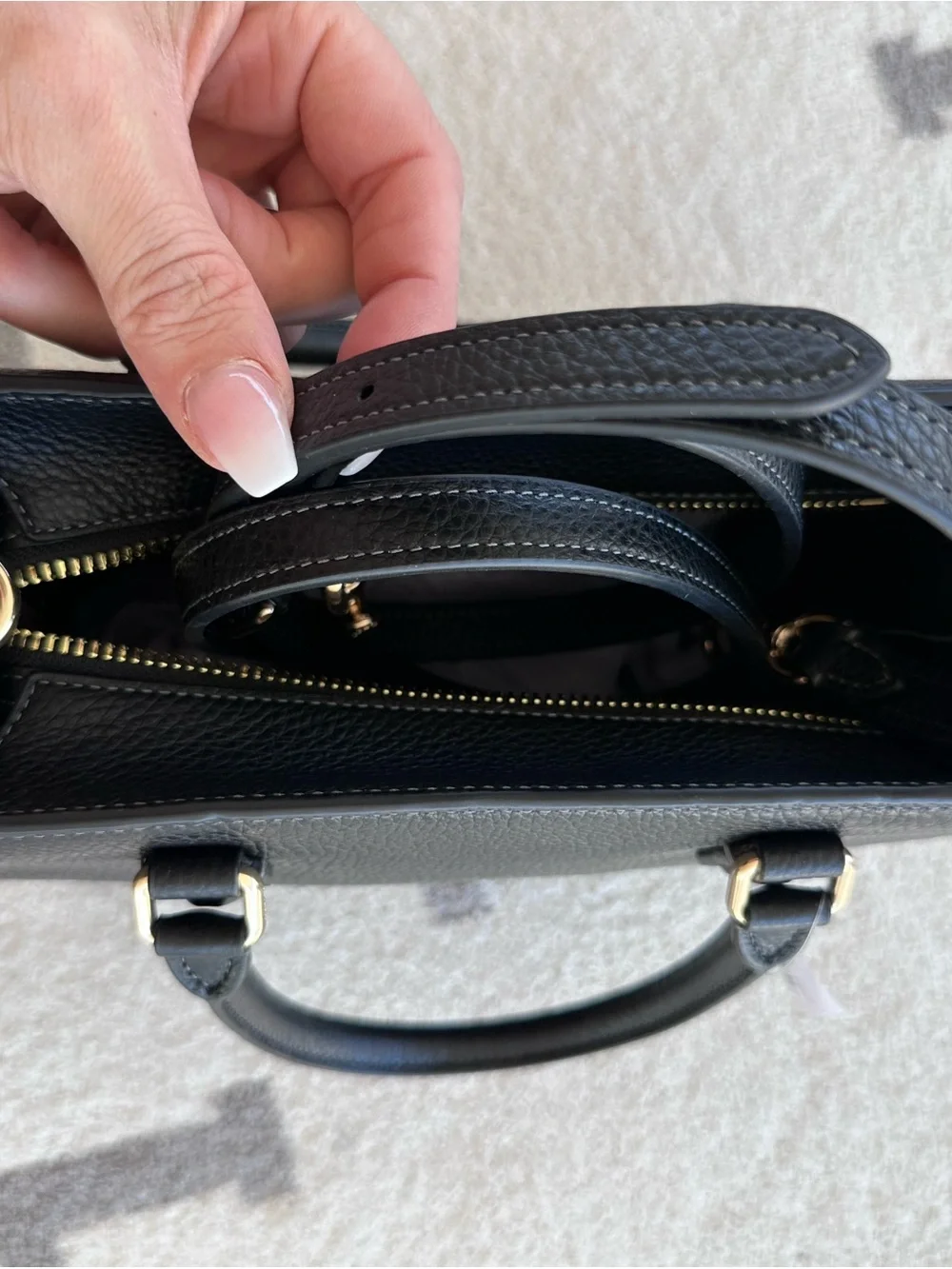 Coach Maggie Small Tote in Black 2025
